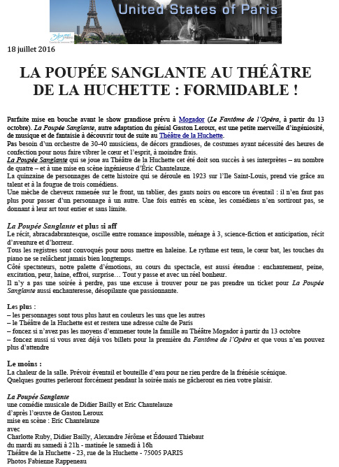 La Poupée Sanglante